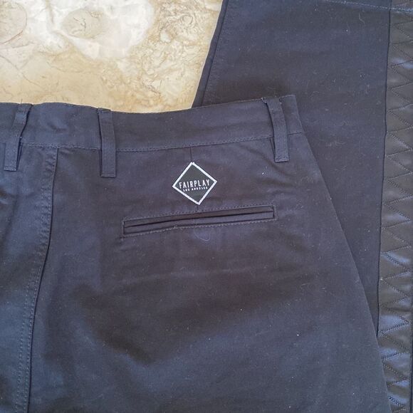 NWT FairPlay Los Angeles Gaston Work Pant Black - Picture 8 of 14